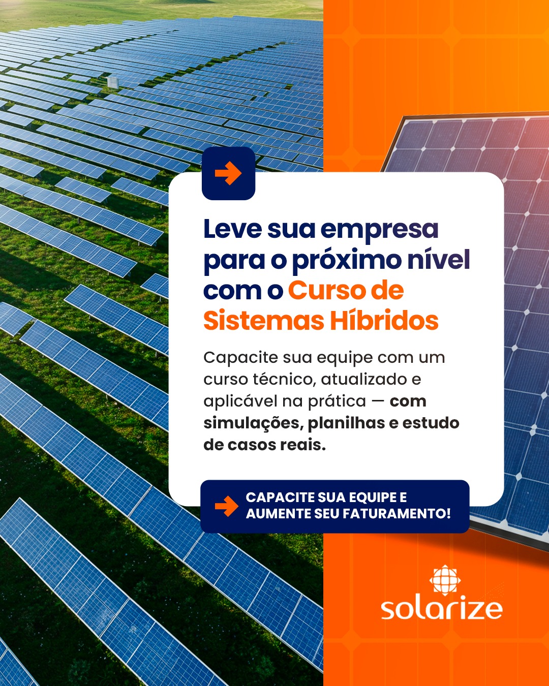 Curso sistemas híbridos em 10 modalidades: zero-grid, offgrid, backup e muito mais
